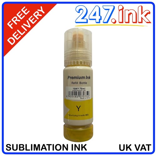 104 Sublimation Ink For Epson EcoTank ET2810 ET2811 (Set of 4) non-oem - 第 5/5 張圖片