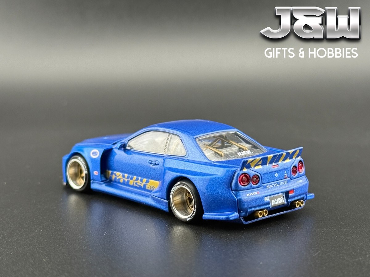 Kaido House x Mini GT Nissan GT-R R34 Kaido Works V2 Aero SHINJUKU