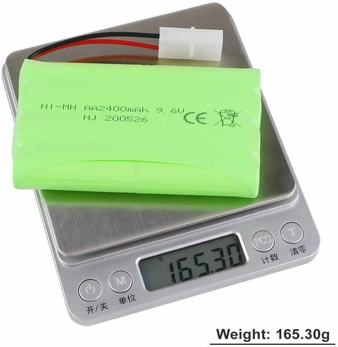 2Pack 9.6V 2400mAh NiMH AA Rechargeable Battery with USB Cable for RC Car Truck - Picture 10 of 12