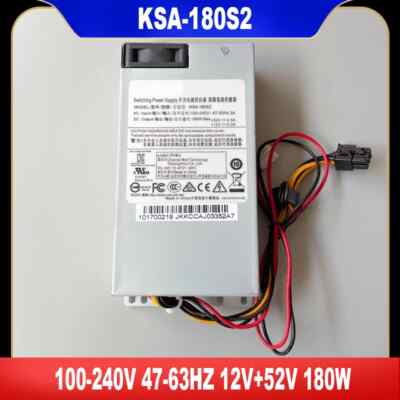 KSA-180S2 DPS-200PB-185A 180W Switching Power Supply 100-240V 47-63HZ 12V+52V