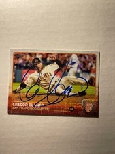 San Francisco Giants GREGOR BLANCO Signed Card