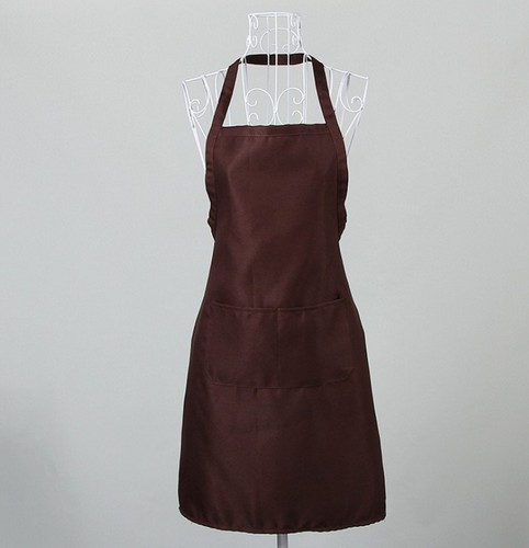 Plain Apron Bib Washable Pocket Butcher Waiter Chef Kitchen Cooking Craft AU - Picture 20 of 22