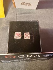 Moissanite earrings 925 over stainless steel ...