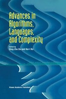 Ding-Zhu Du (U. A.) | Advances In Algorithms, Languages, And Complexity | Buch