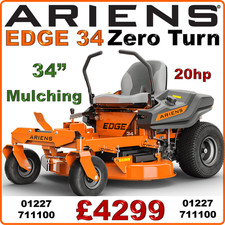 Ariens Edge 34 Zero Turn 86cm 34" Mulching, Garden Tractor, Ride on Lawn Mower