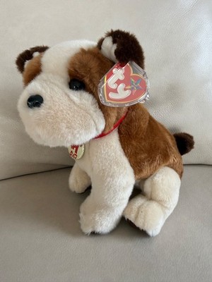 TY Beanie Buddy Top Dog #1 Dad Happy Father s Day Puppy Plush with Collar Gift