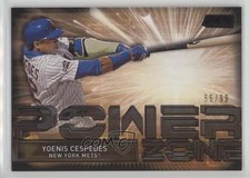 2017 Topps Stadium Club Power Zone Black 55/99 Yoenis Cespedes #PZ-YC 9bp