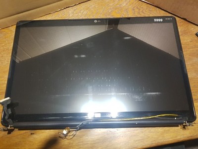 Display-Einheit: 18,4'' Display +Deckel  Abdeckung Scharniere for HP HDX 18 #5999