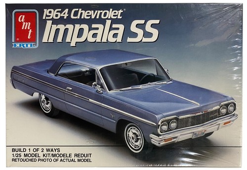 AMT/Ertl 1964 Chevrolet Impala SS Vintage 1989 1/25 Modellauto Bausatz NEU SEALED #6564
