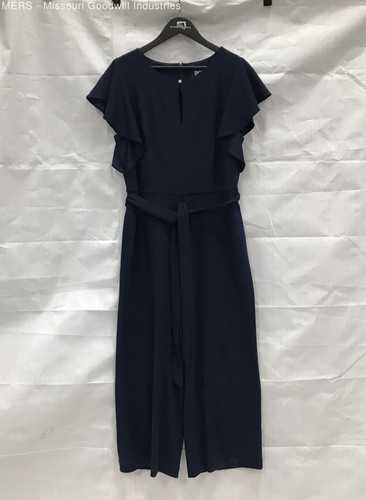 Damen DKNY schwarz knielanges Kleid Größe 12 normal