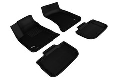Kagu Floor Liners for Dodge Charger Floor Mats Liners Kagu All Weather Black 1st And 2nd Row for 11-2023 Charger RWD