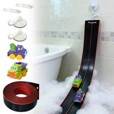 Race Car Bath Toy Set, Bath Toys, Race car Set, Gift, Suction Cup Bath Track