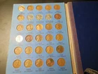 Lincoln wheat cent album book 2 1941 thru 1974 S. not graded