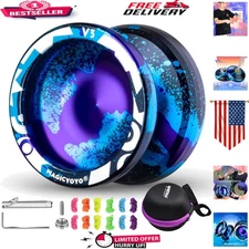 Magic Yoyo V3 - Responsive Metal Toy with Complete Accessories for Young Players
