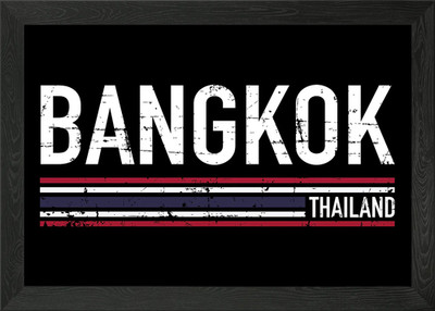 Bangkok Thailand Gerahmtes Wandbild Poster Leinwanddruck Bild