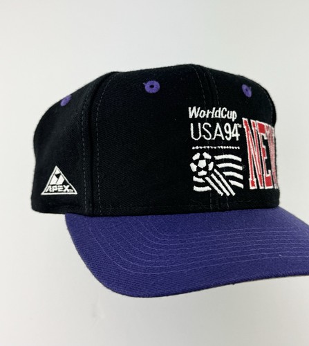 Vintage USA 94 World Cup NEW YORK 90s sport Hat Apex One Soccer Snapback 1994 - Picture 3 of 11