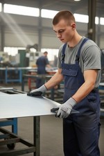 Cut Resistant Work Gloves | PU Coated Safety Grip | Glass & Sheet Metal Handling