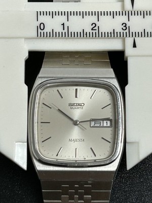 (美品)セイコーマジェスタ　9063-501B SEIKO WATCH MAJESTA 9063-501B QUARTZ SILVER DAY DATE KANJI