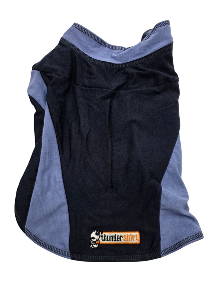 Camiseta polo Thunder para perros, talla mediana azul Foto 2 de 4
