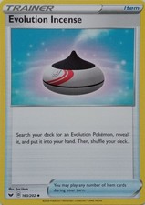 163/202 EVOLUTION INCENSE | UNCOMMON | SWORD & SHIELD POKEMON CARD