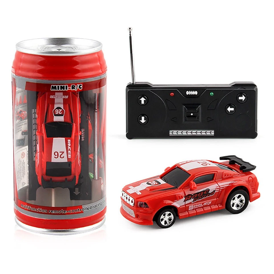 Mini RC Rennwagen Racer Auto Dosenauto RC Car LED Licht Ferngesteuert Set NEU - Bild 3 von 4