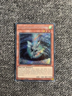 YU GI OH LIGHTNING DRACHENHERRSCHER DER LUFTSTRÖMUNGEN  BLMM-DE124  SECRET RARE