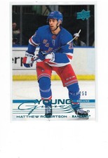 2025-26 Upper Deck Series 1 Deluxe Young Guns #239 Matthew Robertson 6/250!