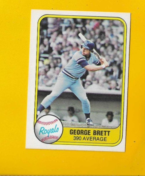 71538 1981 Fleer #655 George Brett