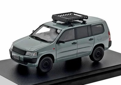 Hi-Story Toyota Probox Lifted Custom 2010 grünlichgrau 1:43 Automodell