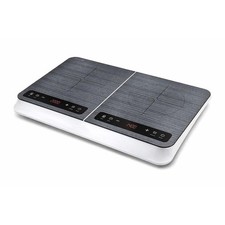 Piano cottura induzione doppio 2000 1500 w touch cucina 10 livelli timer