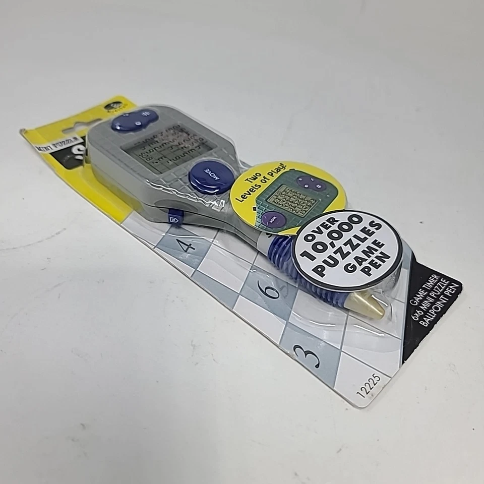 Sudoku Puzzle Mini Game Hand Held Screen NIB New Sealed Ballpoint Pen Stylus - Image 2 of 4