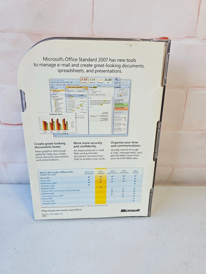 Microsoft Office Standard 2007 (Retail) (1 PC/s) - Full Version for Windows - Image 3 of 4