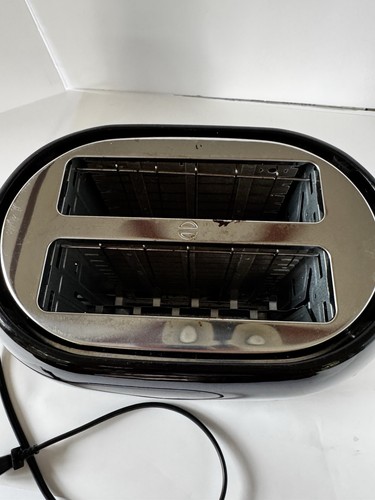 BLACK+DECKER 2-Slice Extra Wide Slot Toaster, Black, Silver, TR1278B MB - Picture 2 of 9