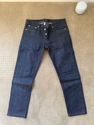 A.P.C. Petit New Standard size 30 Raw Denim Selvedge Jeans Indigo 