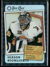 2007-08 O-Pee-Chee Ryan Miller Season Highlights #SH3 Buffalo Sabres