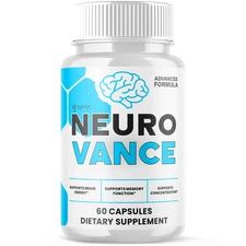 (1 Pack) Neuro Vance Nootropic Formula Brain Supplement NeuroVance 60 Capsules