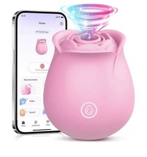 Vibrador de juguete sexual rosa para mujeres, control de aplicaci n, juguetes
