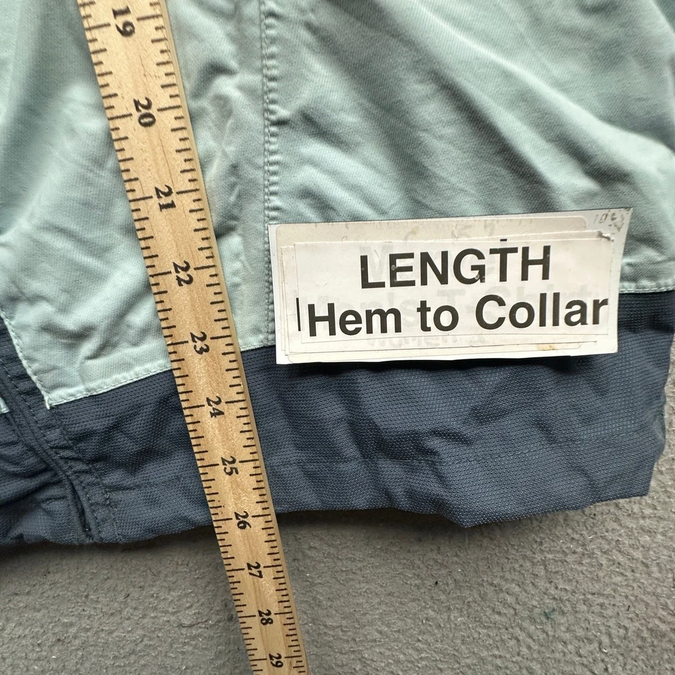 Chaqueta de esquí de nieve Volcom vintage para mujer azul medio con capucha cremallera completa bolsillos capucha Foto 4 de 4