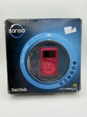 SanDisk Sansa Clip 2GB MP3 Player Red SDMX11R new