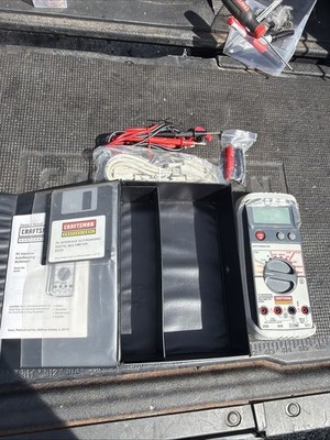 Sears Craftsman Professional Auto Ranging Multimeter 82324 Pc Interface 