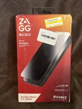 ZAGG Invisible Shield Glass Elite Privacy Screen Protector iPhone 15 Plus - New
