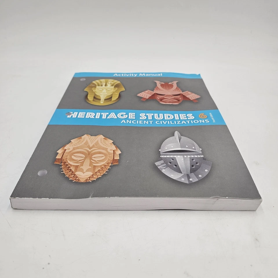 UNMARKED Heritage Studies 6 Activity Manual 4th Ed | BJU Press Ancient Civ VG - Image 3 of 4