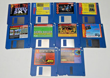 Lot of 10 AMIGA Floppy Disk Games - UNTESTED LOT 2