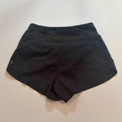 Athleta Run With It Reflective 3.5'' Running Shorts Black XXS