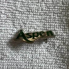 VINTAGE ASPEN PIN BACK SOUVENIR