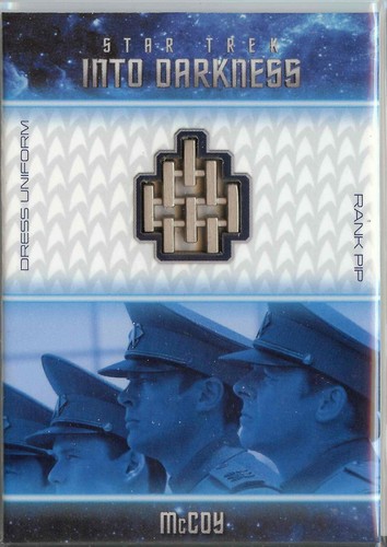 Star Trek Movies Into Darkness Authentic Relic & Uniform Badge Cards Rittenhouse - Picture 34 of 59