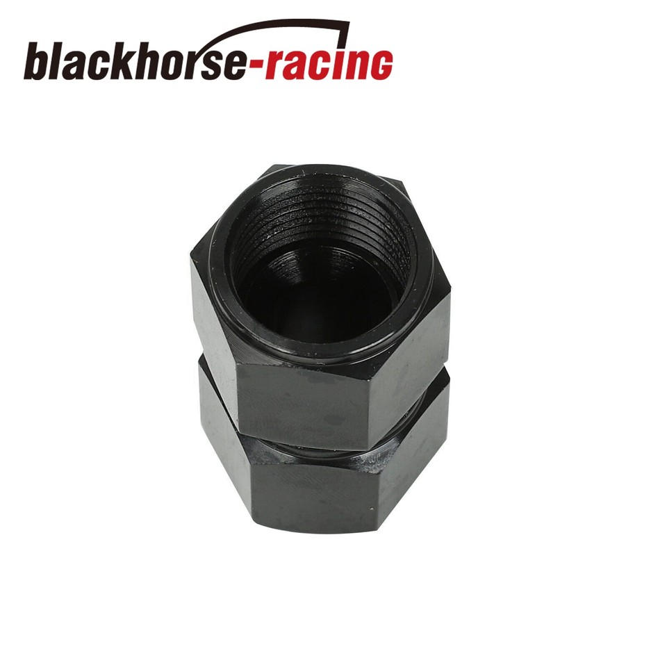 2PCS 10 AN To -10 AN Straight Female Swivel Coupler Union Fitting - Foto 2