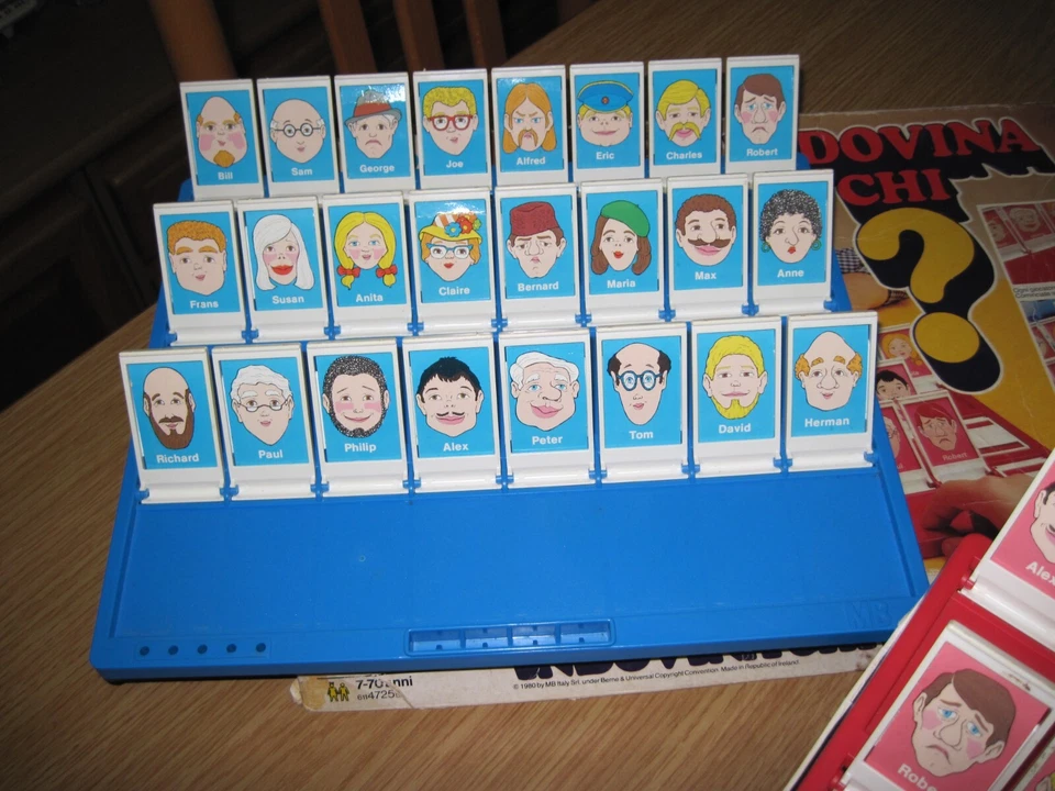 Indovina Chi? Mb anno 1980 INCOMPLETO - Immagine 3 di 4