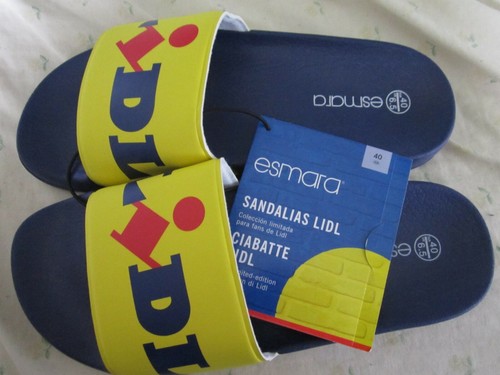 RARE Limited Lidl Fan Collection Slippers EUR 40 - UK 6.5 - US 8.5 | eBay