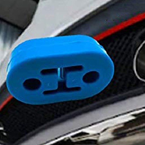 4X Car Exhaust Rubber Hanger Mount Support Heavy Duty universal BLUE 2Holes PR - Picture 6 of 7